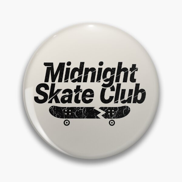 Item preview, Midnight Skate Club Broken Skateboard Vintage Grunge Logo designed and sold by DigitalArtx-com.