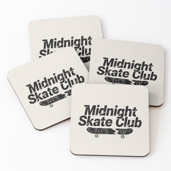 Item preview, Midnight Skate Club Broken Skateboard Vintage Grunge Logo designed and sold by DigitalArtx-com.