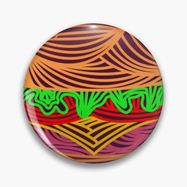 Item preview, Neon Hamburger Art designed and sold by CreatiePattern.