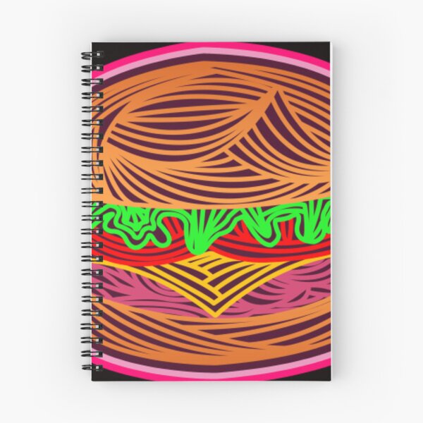 Item preview, Neon Hamburger Art designed and sold by CreatiePattern.