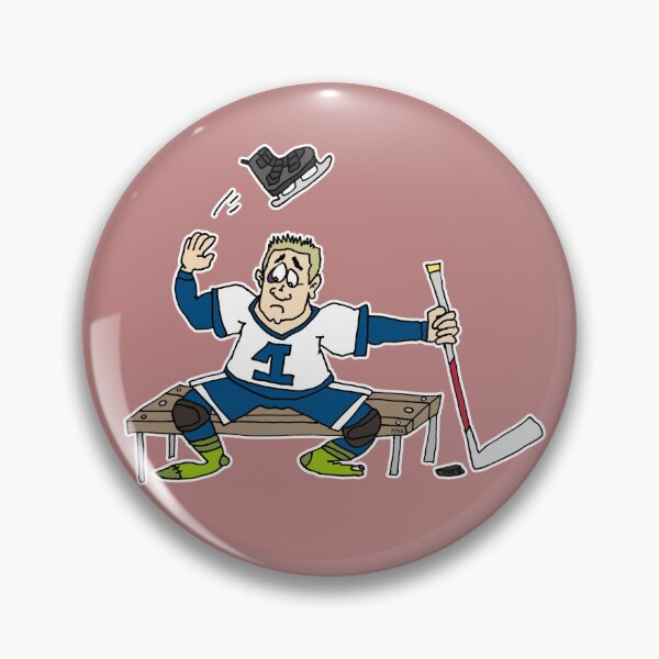 Item preview, Funny Hockey Chaos Cartoon | Adulting is Hard Meme Sticker designed and sold by MyxaART.