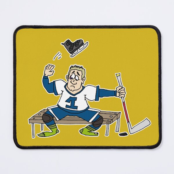 Item preview, Funny Hockey Chaos Cartoon | Adulting is Hard Meme Sticker designed and sold by MyxaART.