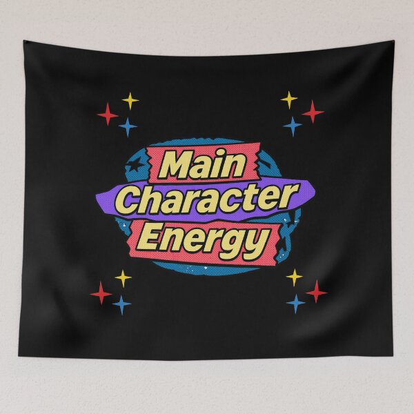 Item preview, Main character energy  designed and sold by PurePurpose.