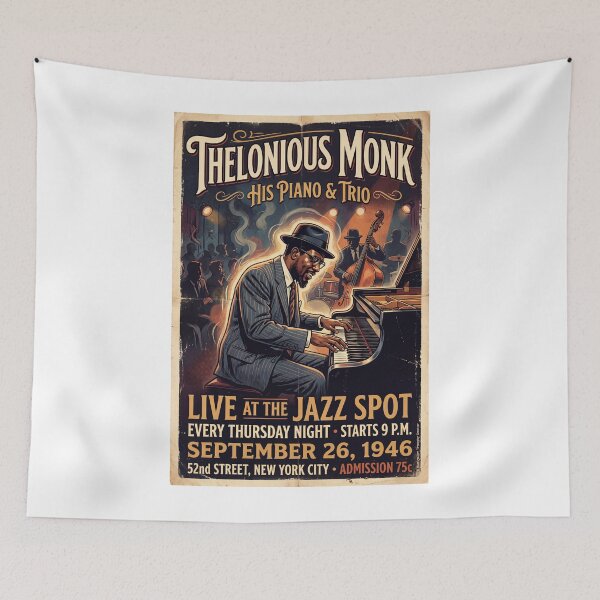 Item preview, Thelonious Monk Live designed and sold by Theodor Decker.