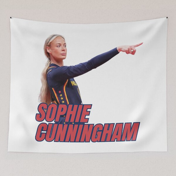 Aperçu de l'œuvre Sophie Cunningham Indiana Fever Pointing créée et vendue par lavndershrtdays.
