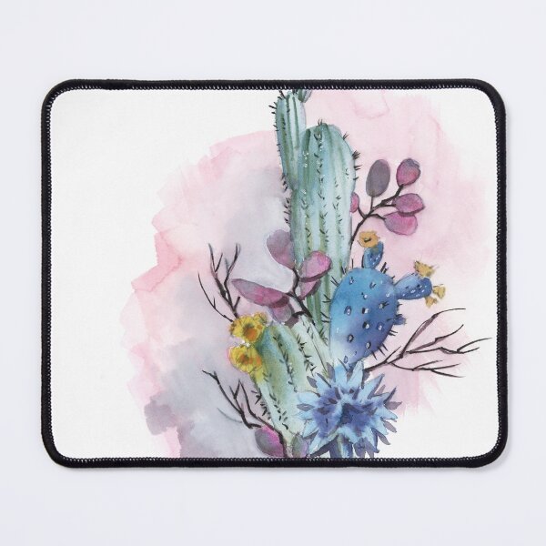 Item preview, Serene Cactus with Pink Blooms designed and sold by CanotStop.