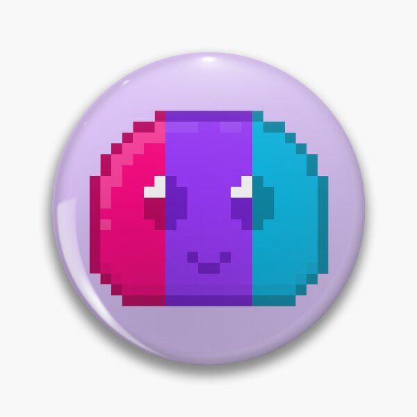 Item preview, Androgyne Pride Pixel Slime designed and sold by Lilac-Cat.