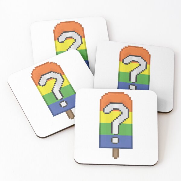 Item preview, Pixelart Questioning Pride Icepop designed and sold by Lilac-Cat.