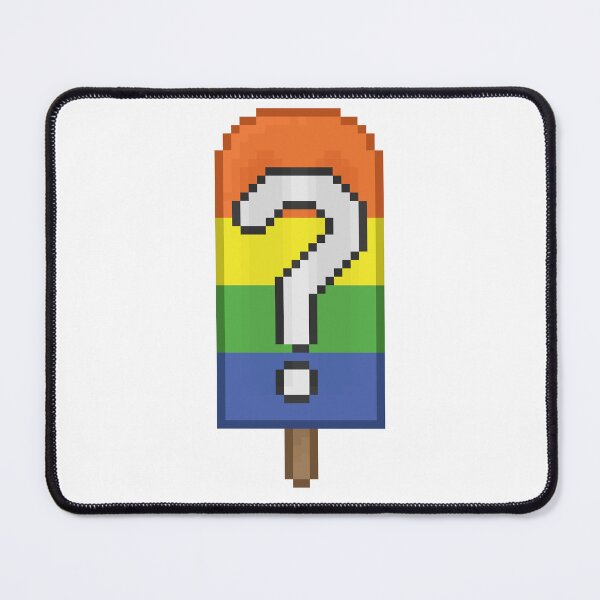 Item preview, Pixelart Questioning Pride Icepop designed and sold by Lilac-Cat.