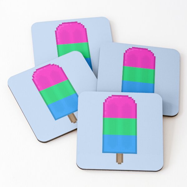 Item preview, Pixelart Poly Pride Icepop designed and sold by Lilac-Cat.