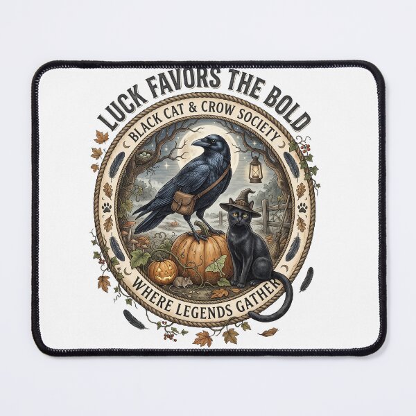 Item preview, Black Cat Crow Halloween designed and sold by Roy & Tiffany.
