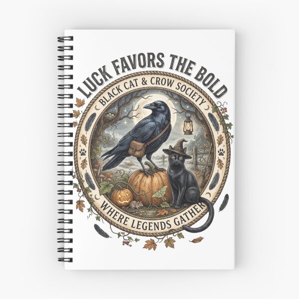 Item preview, Black Cat Crow Halloween designed and sold by Roy & Tiffany.