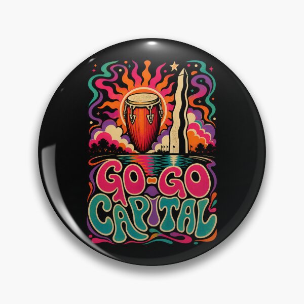 Item preview, Washington DC Go-Go Capital – Psychedelic Rhythm designed and sold by Fenay Designs.