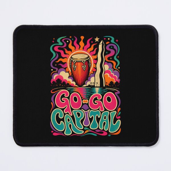 Item preview, Washington DC Go-Go Capital – Psychedelic Rhythm designed and sold by Fenay Designs.
