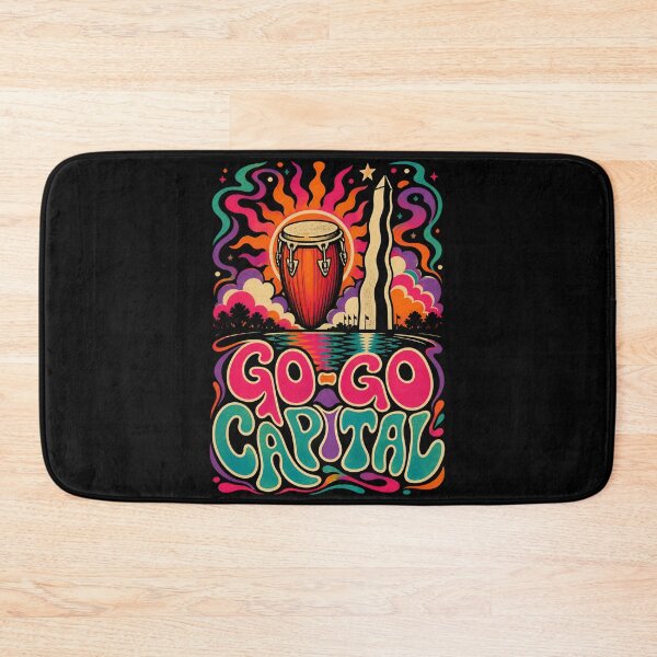 Item preview, Washington DC Go-Go Capital – Psychedelic Rhythm designed and sold by Fenay Designs.