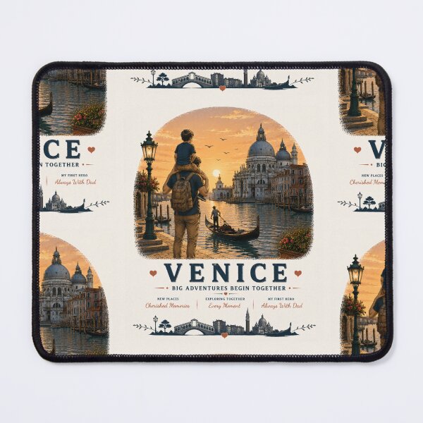 Item preview, Venice Father Son Duo Big Adventures Begin Together designed and sold by BagFactoryUK.