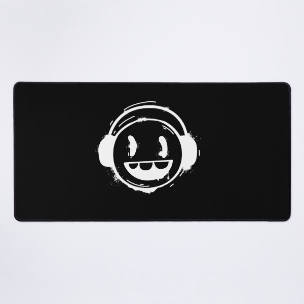 Item preview, Grunge Smiley Face Wearing Headphones designed and sold by ndesigne.