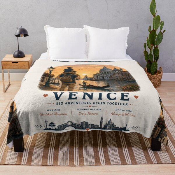 Item preview, Venice Father Son Duo Big Adventures Begin Together designed and sold by BagFactoryUK.