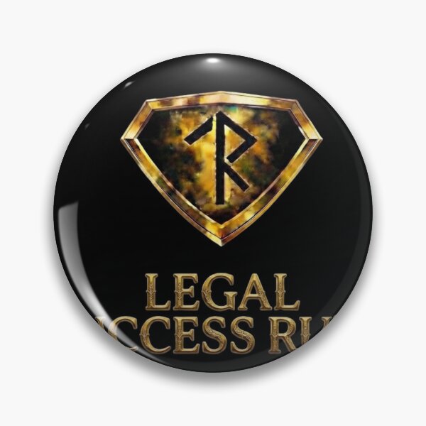 Item preview, Viking Legal Success Rune – Golden Shield Symbol designed and sold by Synthos1978.