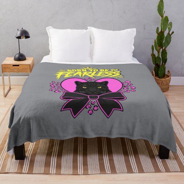 Item preview, Born To Be Fearless – Black Panther Heart Graphic T-Shirt designed and sold by Aimetoi.