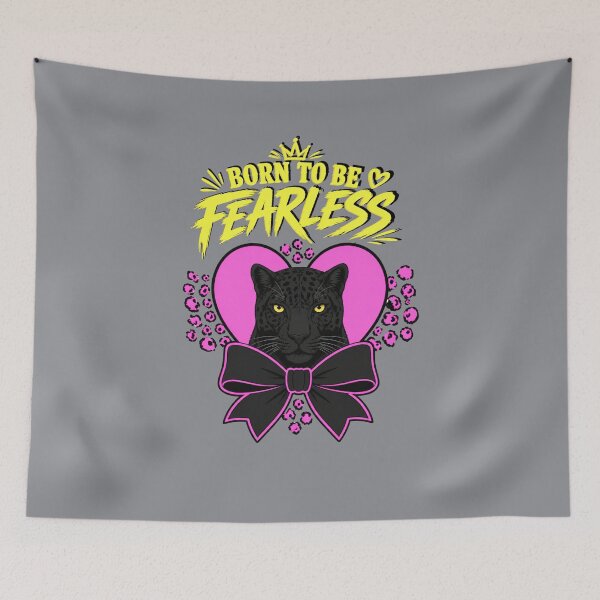 Item preview, Born To Be Fearless – Black Panther Heart Graphic T-Shirt designed and sold by Aimetoi.