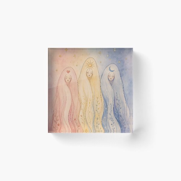 Item preview, Three Faces of the Divine Feminine – Love, Sun and Moon designed and sold by SoniaSarkali.