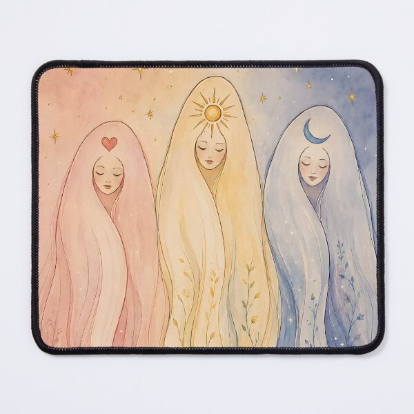 Item preview, Three Faces of the Divine Feminine – Love, Sun and Moon designed and sold by SoniaSarkali.