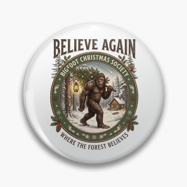 Item preview, Bigfoot Christmas Society designed and sold by Roy & Tiffany.