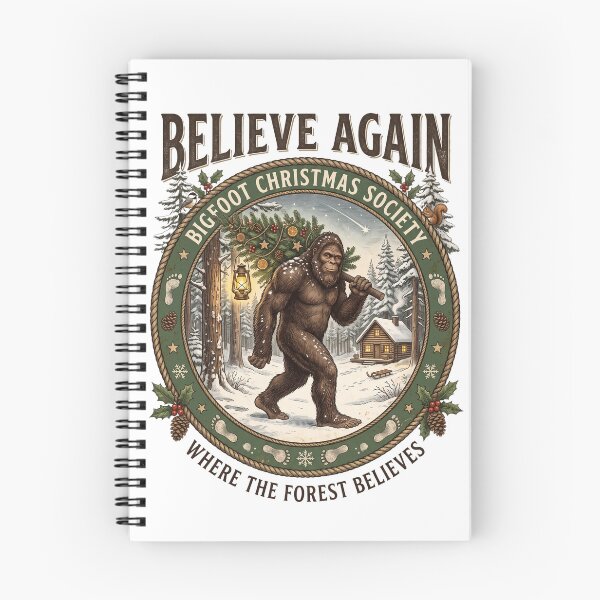 Item preview, Bigfoot Christmas Society designed and sold by Roy & Tiffany.