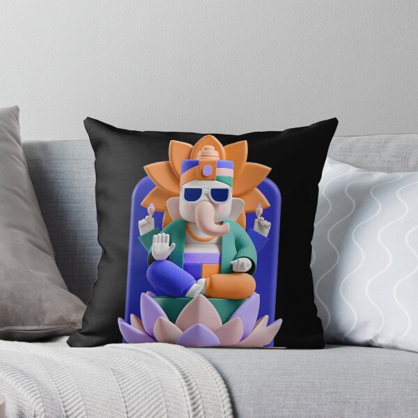 Item preview, Cool Minimalist Elephant 3D Lotus Pop Art designed and sold by PANNARUK THAILAND.