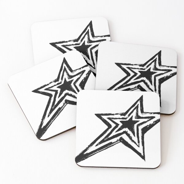 Item preview, Y2K Distorted Cyber Star - Grunge Punk Aesthetic designed and sold by Kromatik.