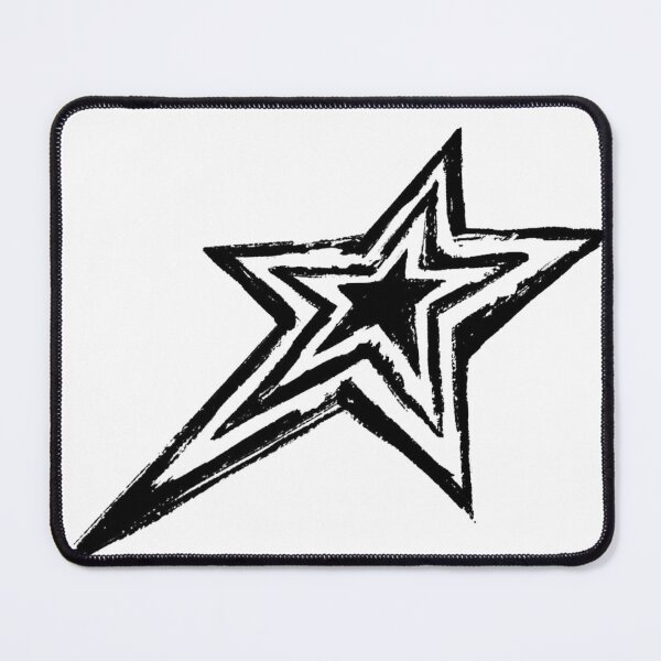 Item preview, Y2K Distorted Cyber Star - Grunge Punk Aesthetic designed and sold by Kromatik.