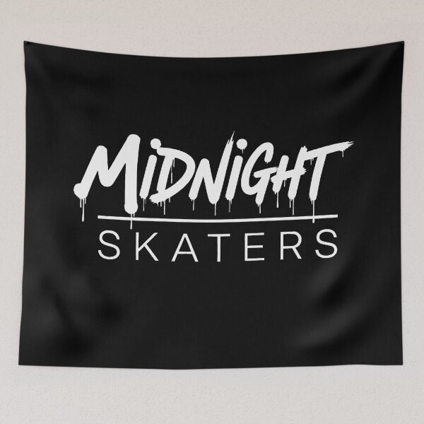 Item preview, Midnight Skaters Graffiti Logo Drip Streetwear Aesthetic designed and sold by DigitalArtx-com.