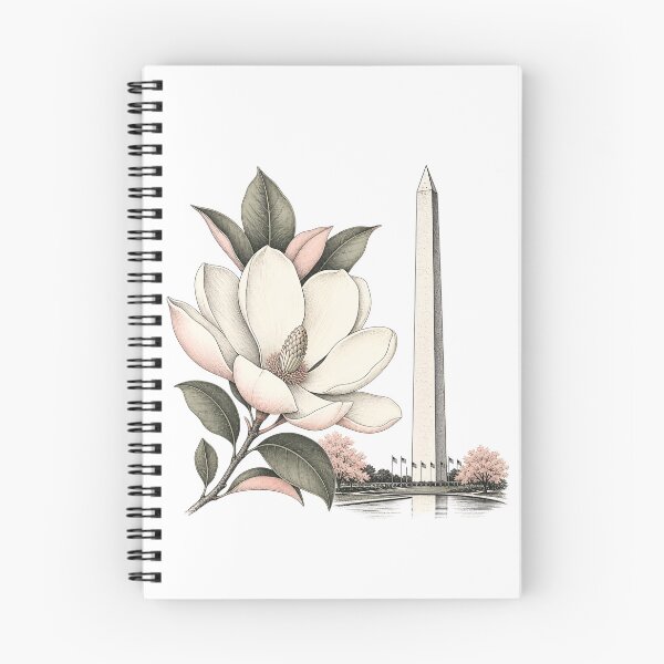 Item preview, Washington DC Magnolia & Monument Elegance designed and sold by Fenay Designs.