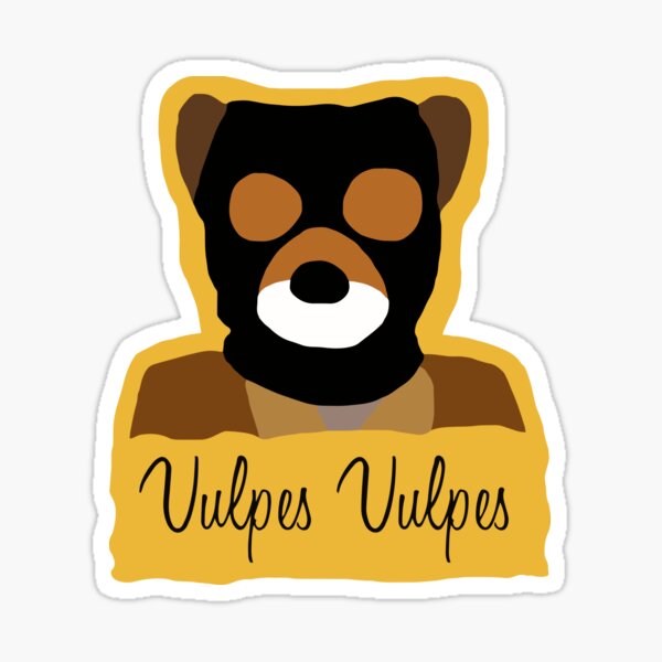 Fantastic Mr. Fox "Vulpes Vulpes" Sticker