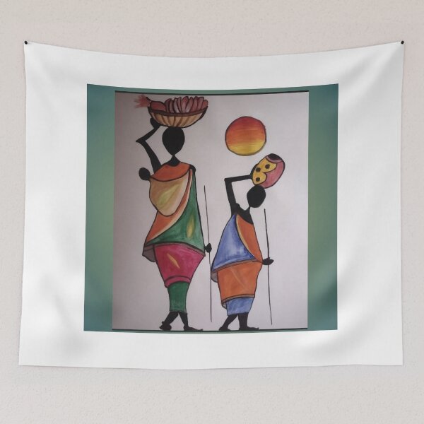 Item preview, African painting  designed and sold by Pujakumari1176.