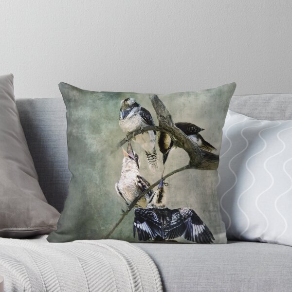 Item preview, Feathered Bonds – Australian Kookaburra Family designed and sold by Marie Helyar Art & Keepsakes.