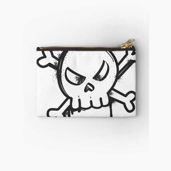 Item preview, Angry Skull and Crossbones Grunge Doodle designed and sold by ndesigne.