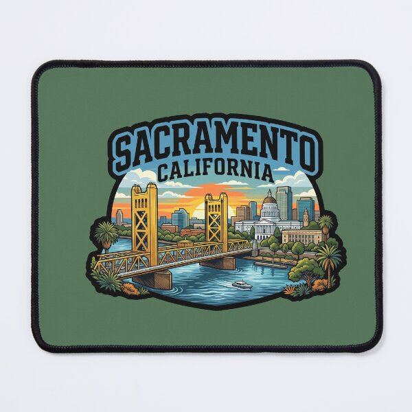 Item preview, Sacramento California USA - Travel art designed and sold by Marciolini.
