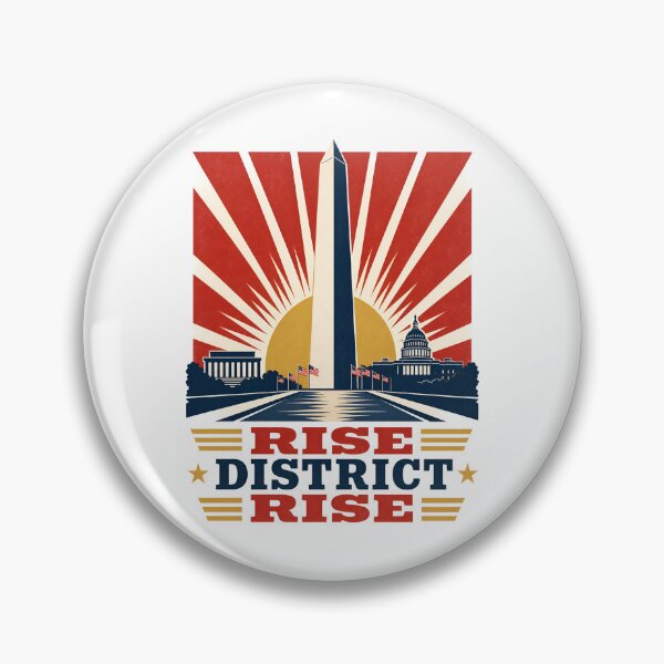 Artikelvorschau, Washington DC Rise District Rise – Monument Sunburst entworfen und verkauft von Fenay Designs.