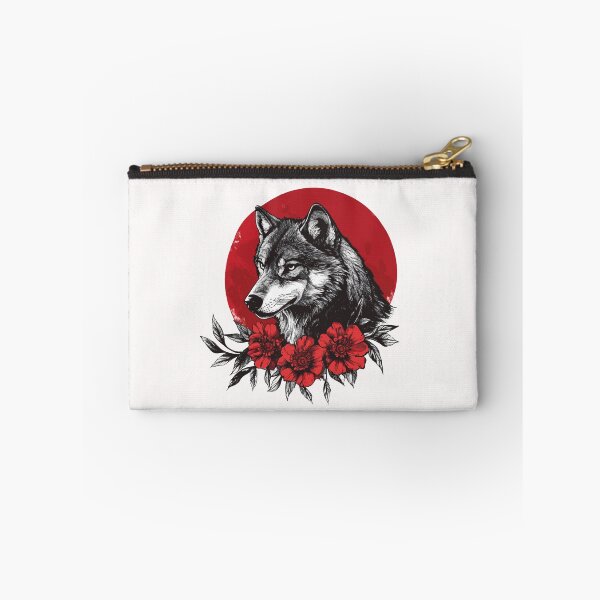 Item preview, Wolf in Bloom: Crimson Circle designed and sold by AbderraimArt.
