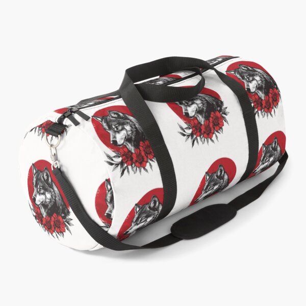 Item preview, Wolf in Bloom: Crimson Circle designed and sold by AbderraimArt.