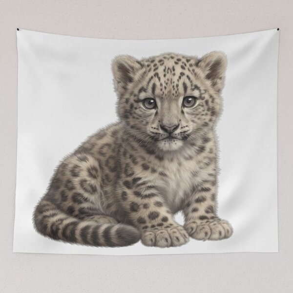 Item preview, Baby Snow Leopard designed and sold by T's&such.