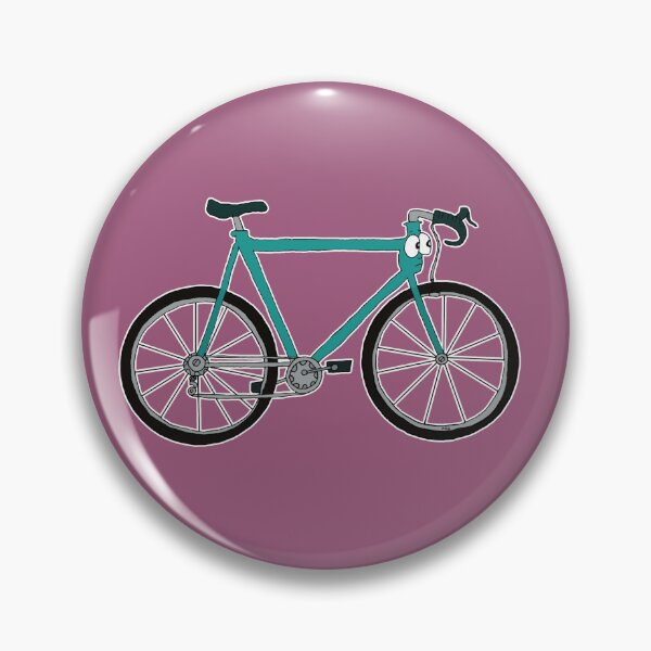 Item preview, Cute Anxious Bicycle Cartoon | Funny Tired Bike Rider Meme Sticker designed and sold by MyxaART.