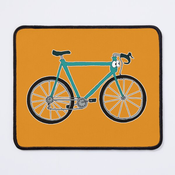 Item preview, Cute Anxious Bicycle Cartoon | Funny Tired Bike Rider Meme Sticker designed and sold by MyxaART.