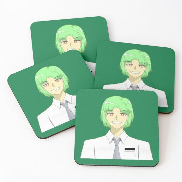 Item preview, Green Hair Anime Boy designed and sold by DigitalraftHub.