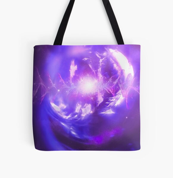 Violet Flame All Over Print Tote Bag