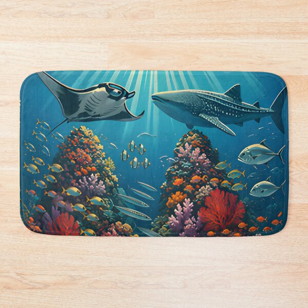 Item preview, Ocean Soul – Retro Tropical Sunset Illustration designed and sold by Spirit of Siam.