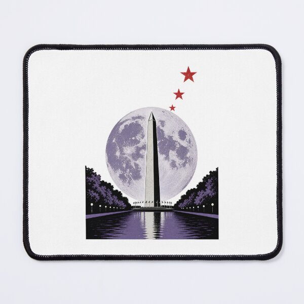 Item preview, Washington DC Moonrise – Monument After Dark designed and sold by Fenay Designs.