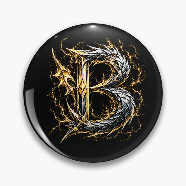 Item preview, Aurefang Dragonsteel Letter B designed and sold by BlissBlvdShop.